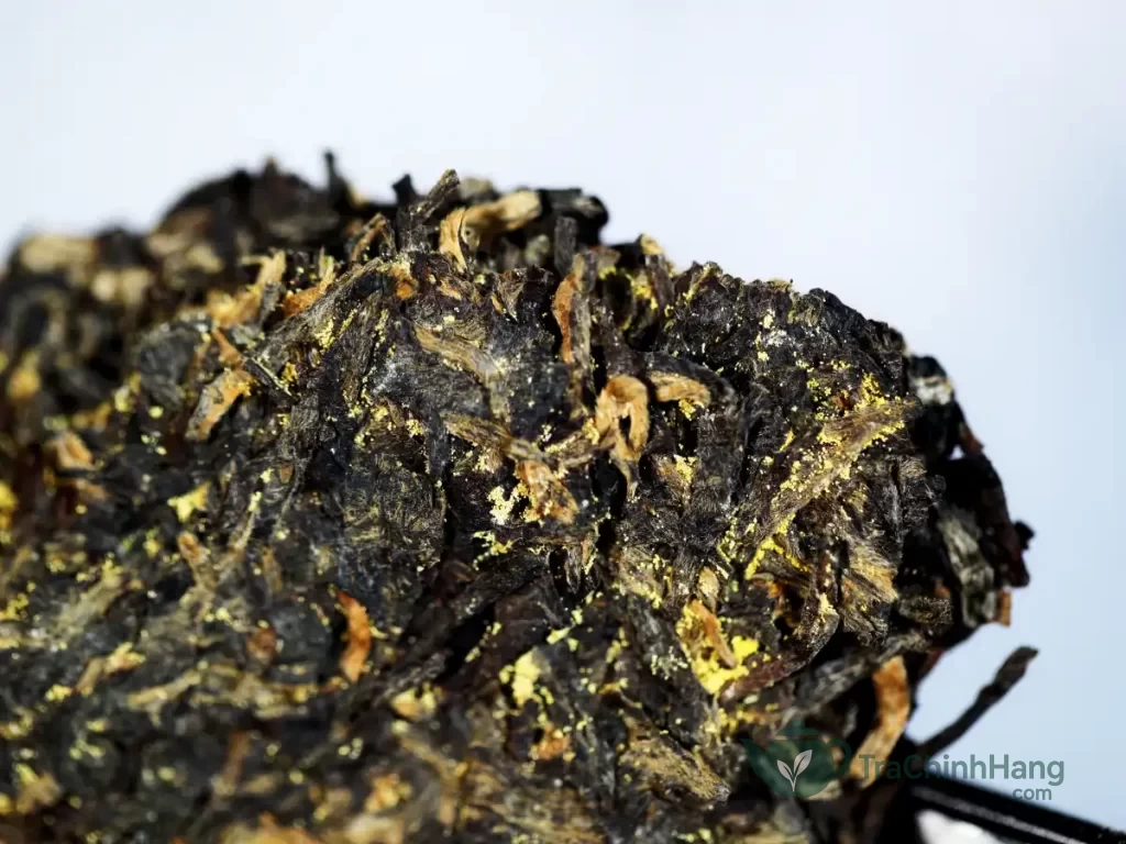 Trà Phổ Nhĩ có Kim Hoa cho nước trà ngọt dịu và hương nấm đặc trưng