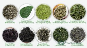 Các loại trà nổi tiếng Trung Quốc được bày trí theo phong cách trà đạo