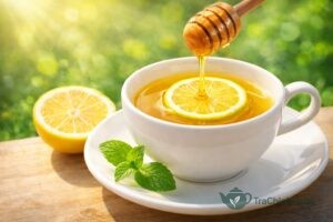 Pha trà xanh với chanh và mật ong giúp tăng hấp thụ EGCG gấp 5 lần