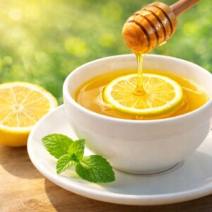 Pha trà xanh với chanh và mật ong giúp tăng hấp thụ EGCG gấp 5 lần