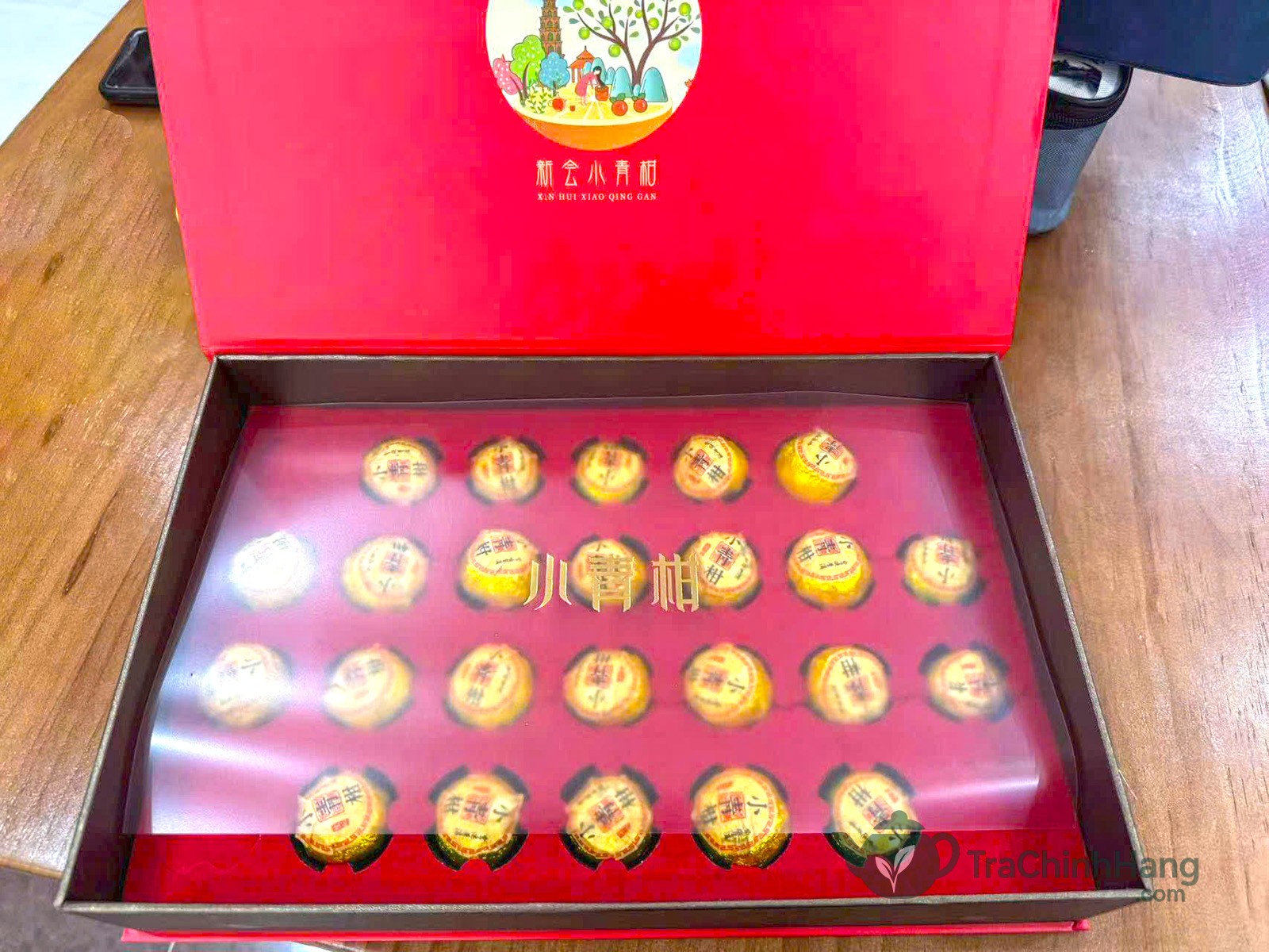 Hộp Quà Trà Phổ Nhĩ Quýt Tân Hội - Tiểu Thanh Cam Biếu Tết - Ảnh 5