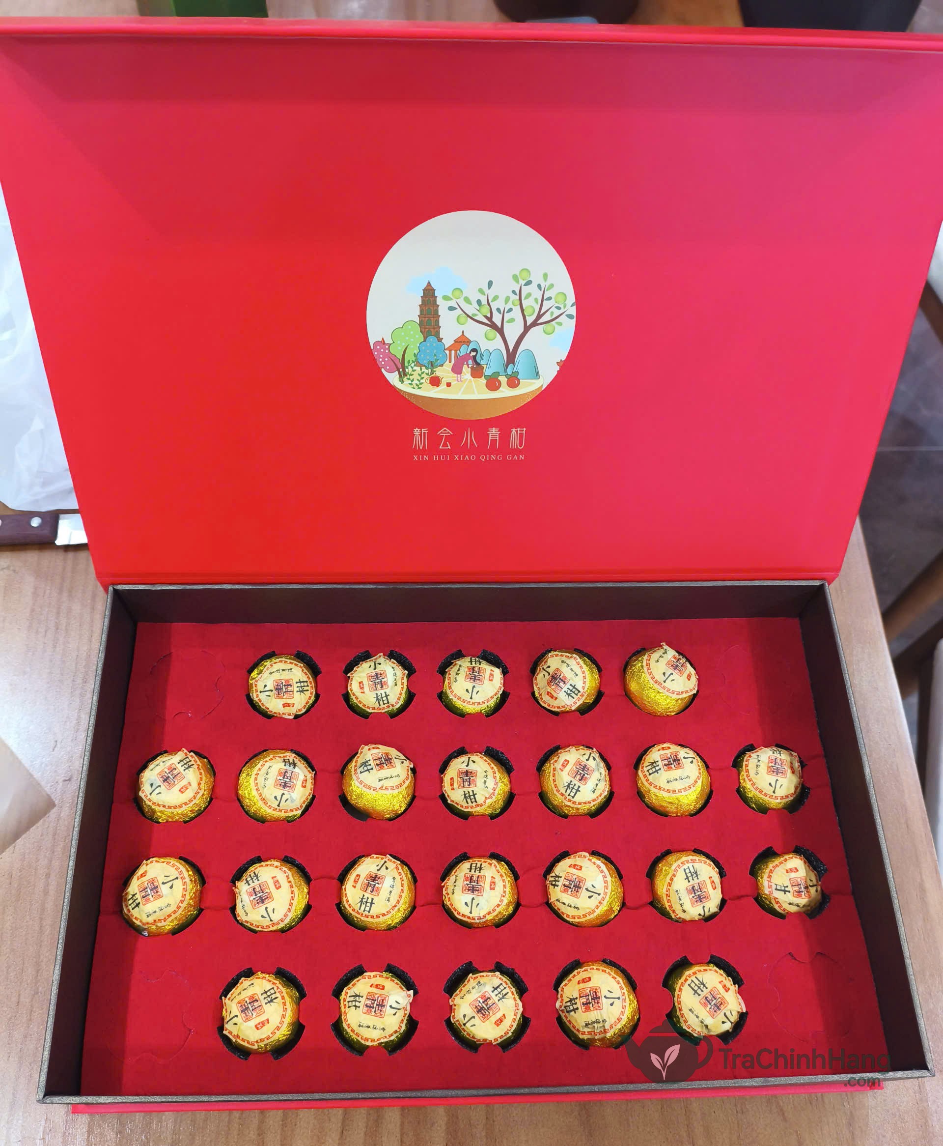 Hộp Quà Trà Phổ Nhĩ Quýt Tân Hội - Tiểu Thanh Cam Biếu Tết - Ảnh 6