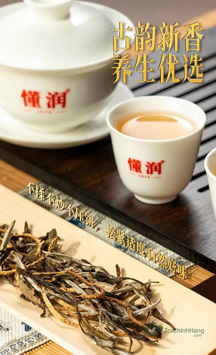 Trà Trần Bì Bạch Trà 10 Năm - Hộp Quà 50 Gói (Dongrun) - Ảnh 10