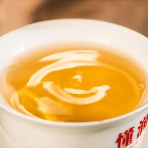 Pha trà trần bì bạch trà nước vàng sáng đẹp mắt