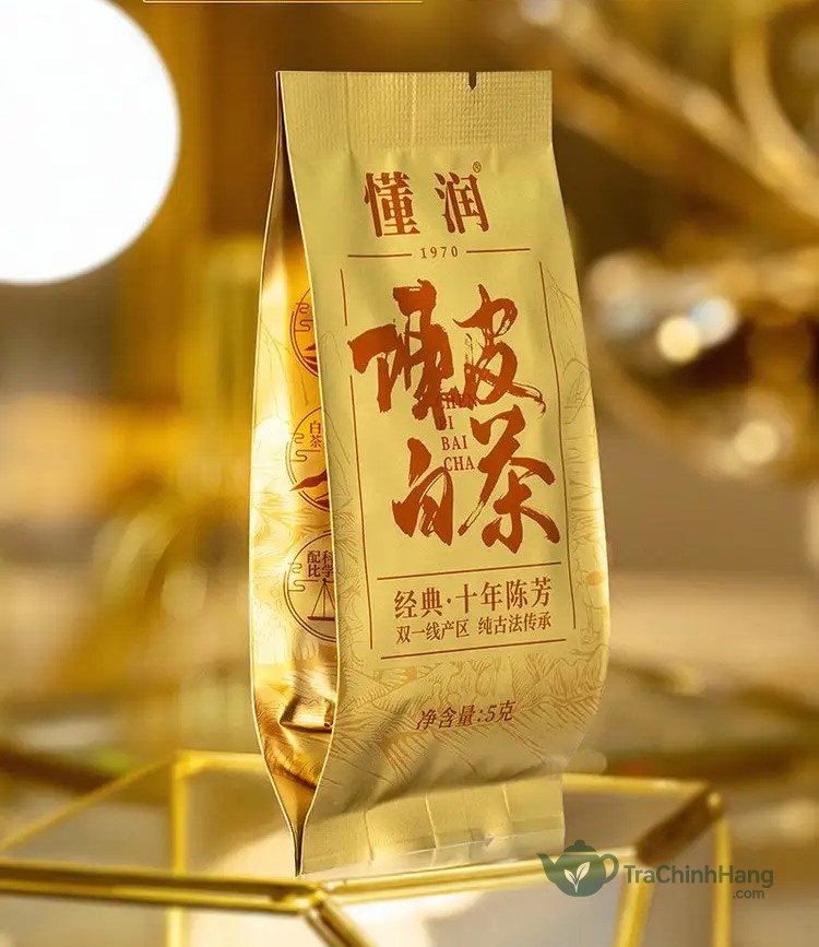 Trà Trần Bì Bạch Trà 10 Năm - Hộp Quà 50 Gói (Dongrun) - Ảnh 9