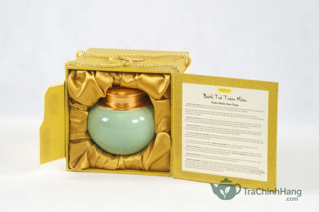 Bạch Trà Trăm Năm Vinatea hộp quà cao cấp