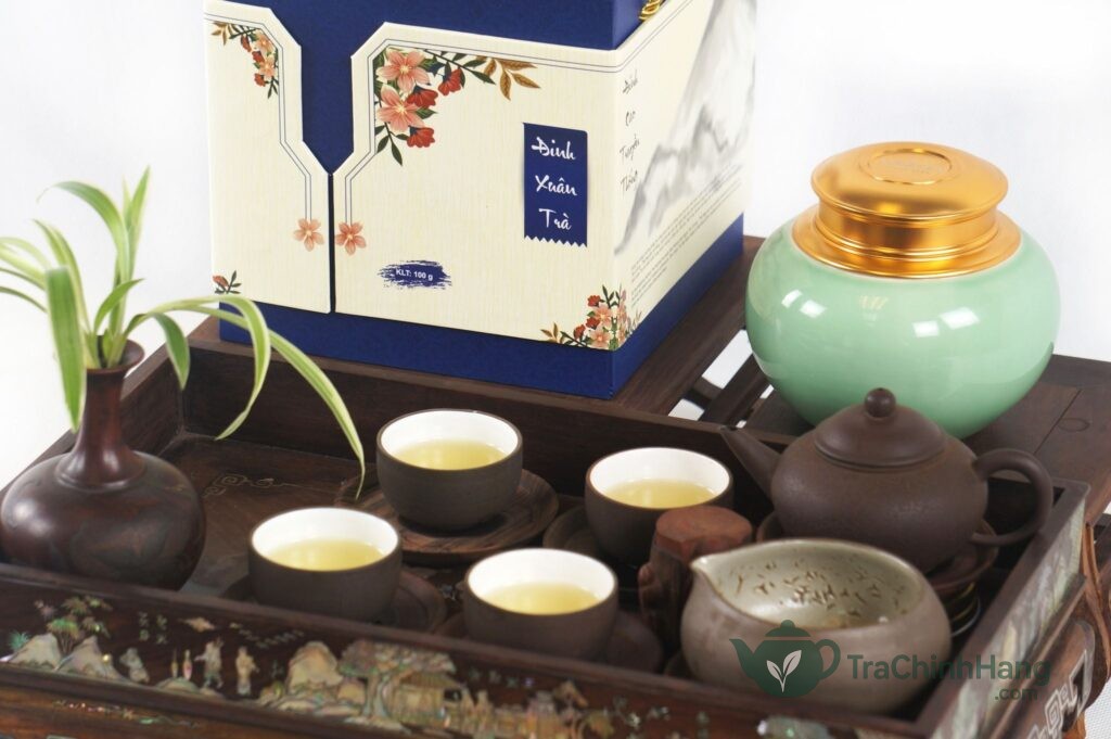 Pha Đinh Xuân Trà nước xanh trong hương cốm