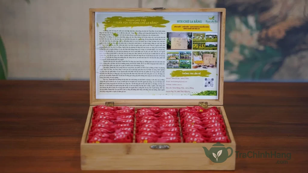 Hộp Đinh Tâm Trà 500g Thượng Hạng - Chè La Bằng (Quà Biếu)