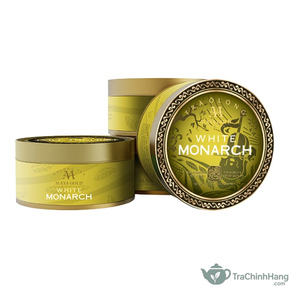 Trà Oolong trắng White Monarch MGO MayaGold hộp cao cấp