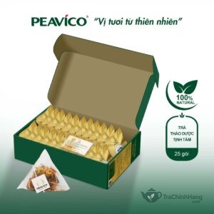 Trà Tịnh Tâm Peavico - Giảm Stress, Ngủ Ngon Hộp 25