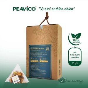 Trà Tịnh Tâm Peavico - Giảm Stress, Ngủ Ngon Hộp 30 gói