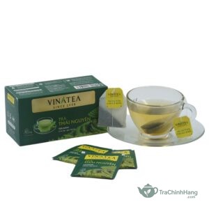 Pha trà Thái Nguyên túi lọc nước xanh hậu ngọt