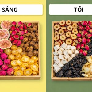 trà dưỡng nhan sáng tối - combo trà vitamin đẹp da