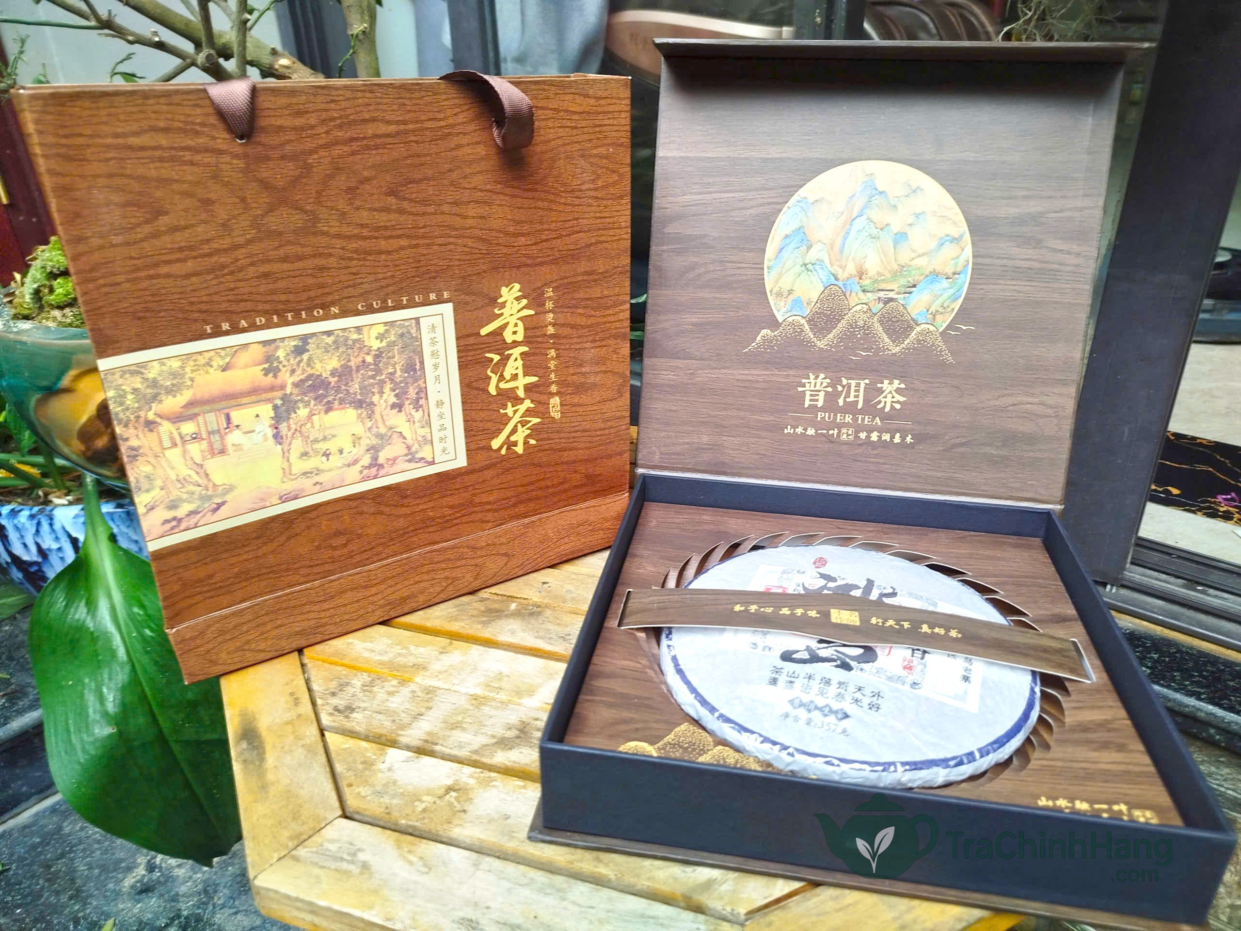 Trà Phổ Nhĩ Băng Đảo Lão Trại Lâm Thương - Phổ Nhĩ Sống 357g - 2017 - Ảnh 5