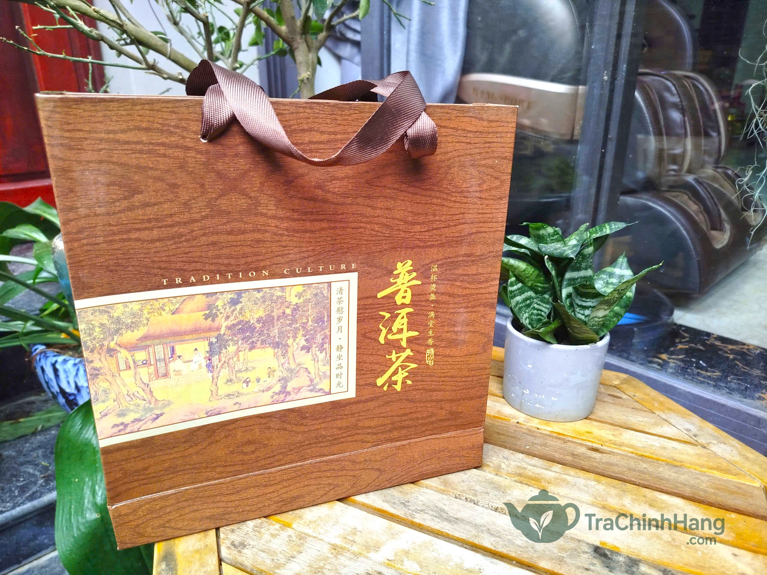 Trà Phổ Nhĩ Băng Đảo Lão Trại Lâm Thương - Phổ Nhĩ Sống 357g - 2017 - Ảnh 7