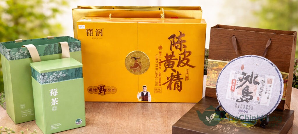 Thành phần trần bì 10 năm và hoàng tinh tự nhiên