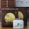 Trà Shan Tuyết Cổ Thụ Đại Tuyết Shan (Set Đơn Hộp Gỗ 180g)